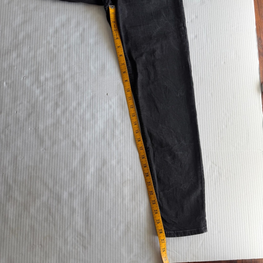 ZARA Black Skinny Jeans Women’s High Rise Stretch Denim Slim Fit Sz 10 - Picture 5 of 6
